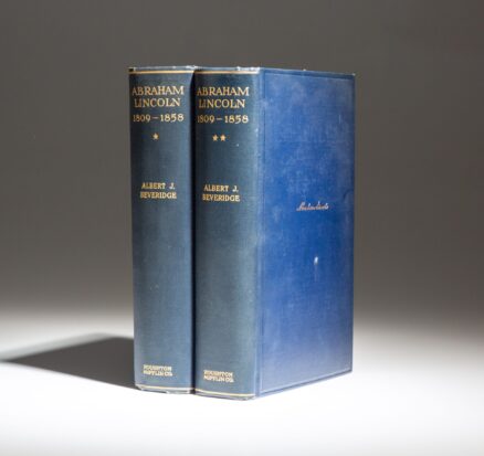 First edition of Abraham Lincoln 1809-1858 by Albert J. Beveridge.