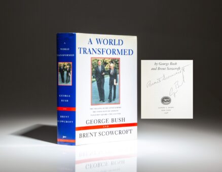 First edition of A World Transformed by President George H.W. Bush and Brent Scowcroft.