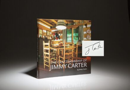 Signed first edition, first printing of The Craftsmanship of Jimmy Carter.