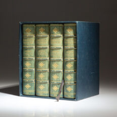 The first edition, first issue of Marlborough: His Life and Times, by Winton S. Churchill. Complete in four volumes.