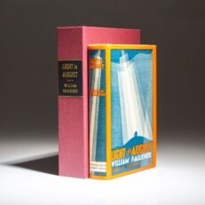 First edition, first printing of Light in August by William Faulkner, in the publisher's near fine dust jacket.