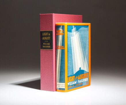 First edition, first printing of Light in August by William Faulkner, in the publisher's near fine dust jacket.