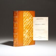 The true first edition of Abbotsford and Newstead Abbey by Washington Irving, published in London in 1835.