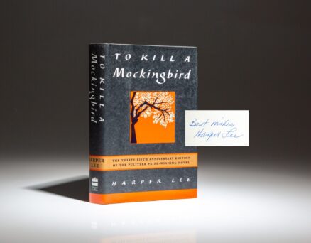 Signed copy of Harper Lee's To Kill A Mockingbird, Thirty-Fifth Anniversary Edition.