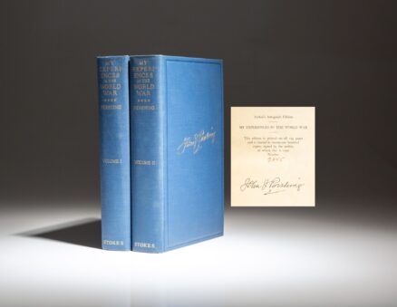 Signed limited edition of My Experiences in the World War by General John J. Pershing.