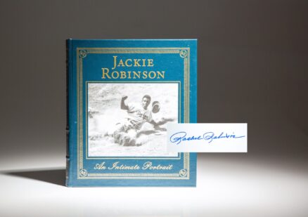 Signed limited edition of Jackie Robinson: An Intimate Portrait by his wife, Rachel Robinson and Lee Daniels.