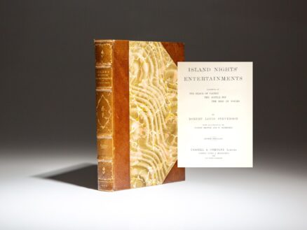 First English edition of Island Nights' Entertainments by Robert Louis Stevenson.