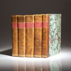 Travels To Discover The Source Of The Nile, in Five Volumes, by James Bruce of Kinnaird, published in Edinburgh in 1790.