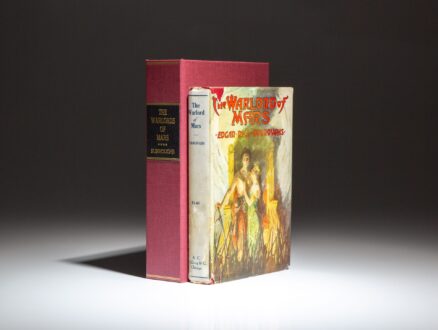 First edition, first printing of The Warlord of Mars by Edgar Rice Burroughs in the publisher's scarce first state dust jacket.