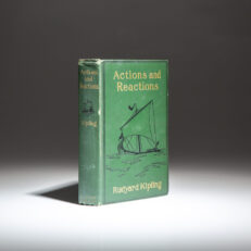 First edition of Actions and Reactions by Rudyard Kipling.