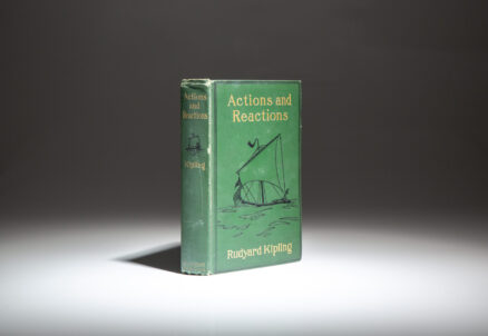 First edition of Actions and Reactions by Rudyard Kipling.