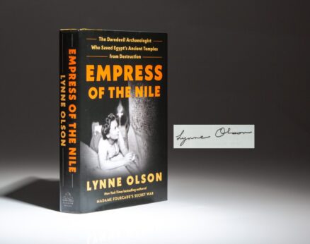 Signed first edition, first printing of Empress of the Nile by Lynne Olson.