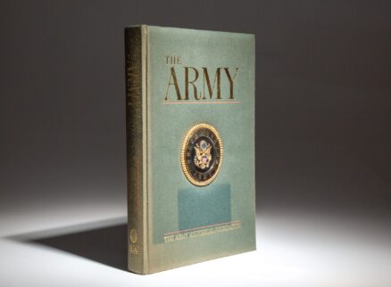 From the estate of Colin Powell, The Army, inscribed to General Powell by three former United States Army Chiefs of Staff and the editors of this work.