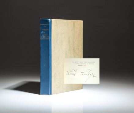 Signed limited edition of The Autobiography of Calvin Coolidge.