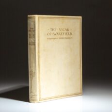 Signed by illustrator Arthur Rackham, the limited edition of The Vicar of Wakefield by Oliver Goldsmith.