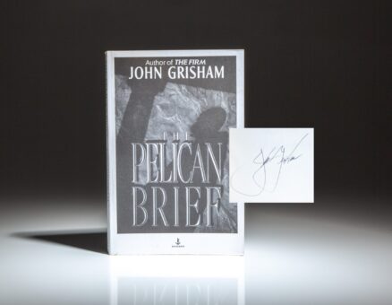 Uncorrected proof copy of The Pelican Brief, signed by the author, John Grisham.