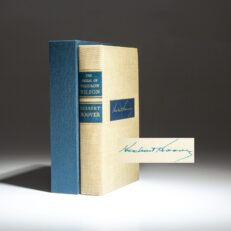 Limited edition of The Ordeal of Woodrow Wilson, signed by former President Herbert Hoover.