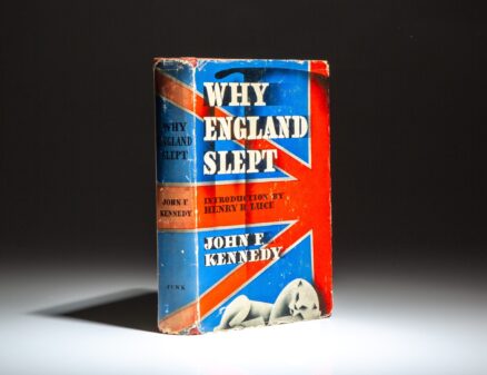 First edition, first printing of Why England Slept by John F. Kennedy.