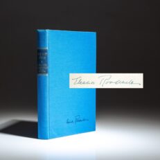 Signed limited edition of On My Own by First Lady Eleanor Roosevelt.