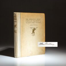 Limited edition of The Springtide of Life by Algernon Charles Swinburne, signed by illustrator Arthur Rackham.