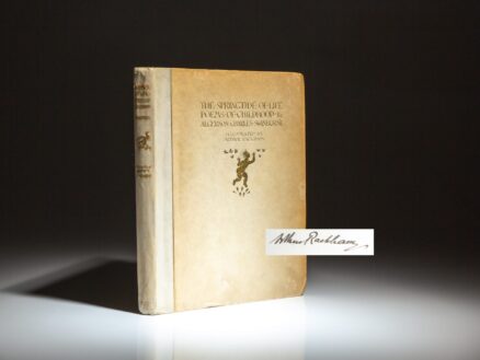 Limited edition of The Springtide of Life by Algernon Charles Swinburne, signed by illustrator Arthur Rackham.