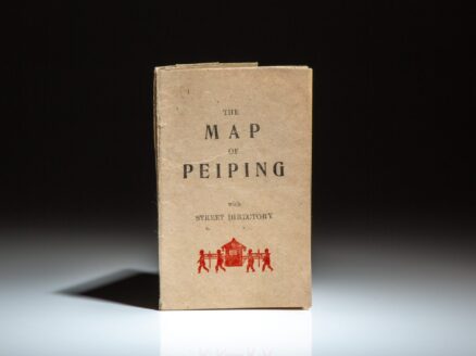 The Map of Peiping With Street Directory, published in the mid-1930's for English tourists in present day Beijing, China.