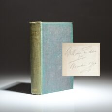 From the library of Prime Minister Anthony Eden, the first edition of Turkey by Arnold J. Toynbee and Kenneth P. Kirkwood, with Eden's pencil notes and signed endpaper.