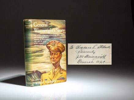 First edition of General Wainwright's Story, signed by the author.