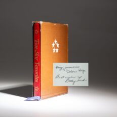 Limited edition of Five-Star Favorites: Recipes From Friends of Mamie and Ike, inscribed by First Lady Betty Ford and Mrs. Bob Hope (Dolores). Produced as a fundraiser for the Eisenhower Medical Center in Rancho Mirage, California.