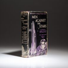 First edition, first printing of Men Against the Stars, an anthology of science fiction published by Gnome Press in 1950.