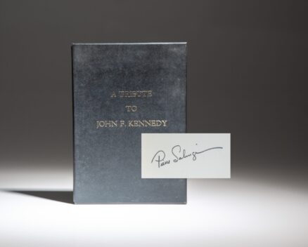 Signed first edition of A Tribute To John F. Kennedy by Pierre Salinger