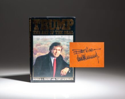 Trump: Art of the Deal, inscribed by Donald Trump.